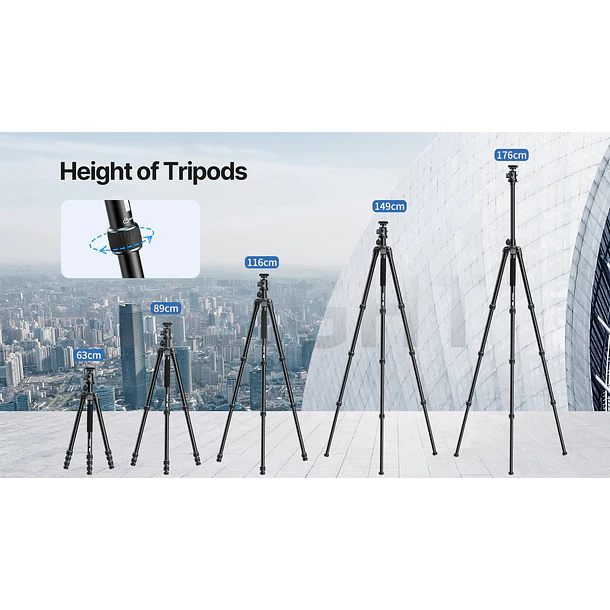 Ulanzi MT-59 Trípode Multiángulo Profesional Más Monopie 5