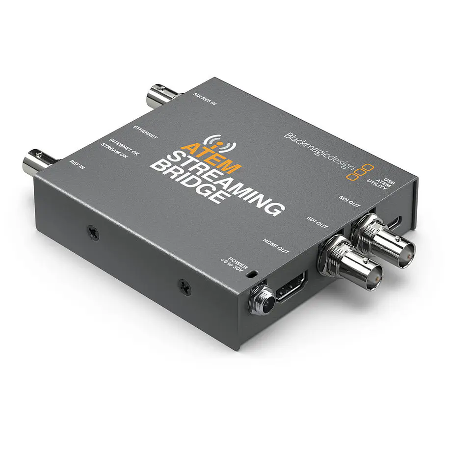 Blackmagic Design ATEM Streaming Bridge para ATEM Mini Pro Streaming Switchers 3