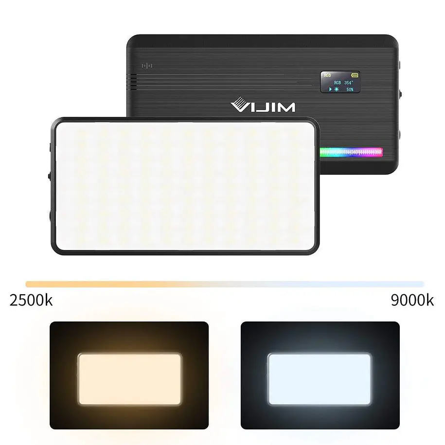 Vijim VL196 Luz Led Multicolor Con Difusor y Panal 1