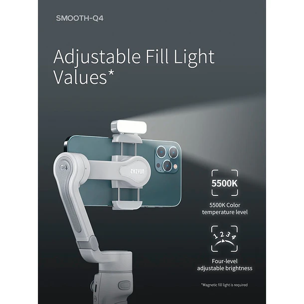 Zhiyun Smooth Q4 COMBO Smartphone Gimbal Estabilizador 5