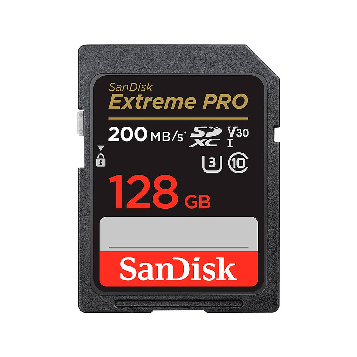 SANDISK SD EXTREME PRO 128GB 200MB/90MB 633X MEMORY CARD 1