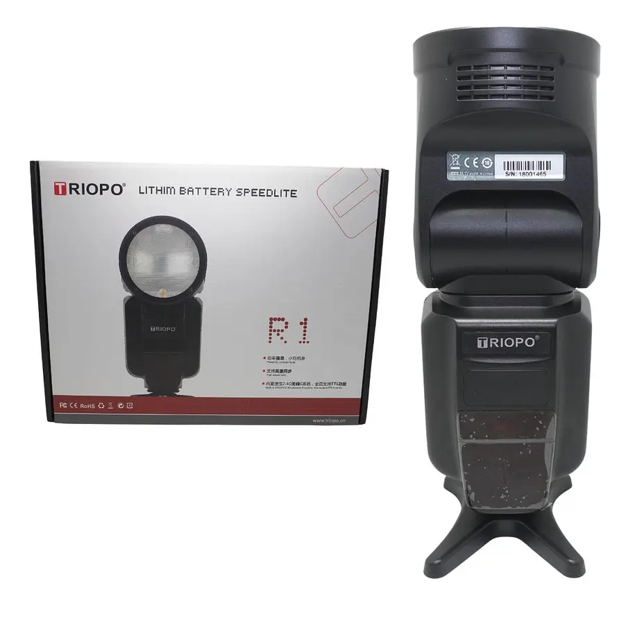 Triopo R1 Flash Cabeza Redonda, TTL, 2.4G, Para Sony 7