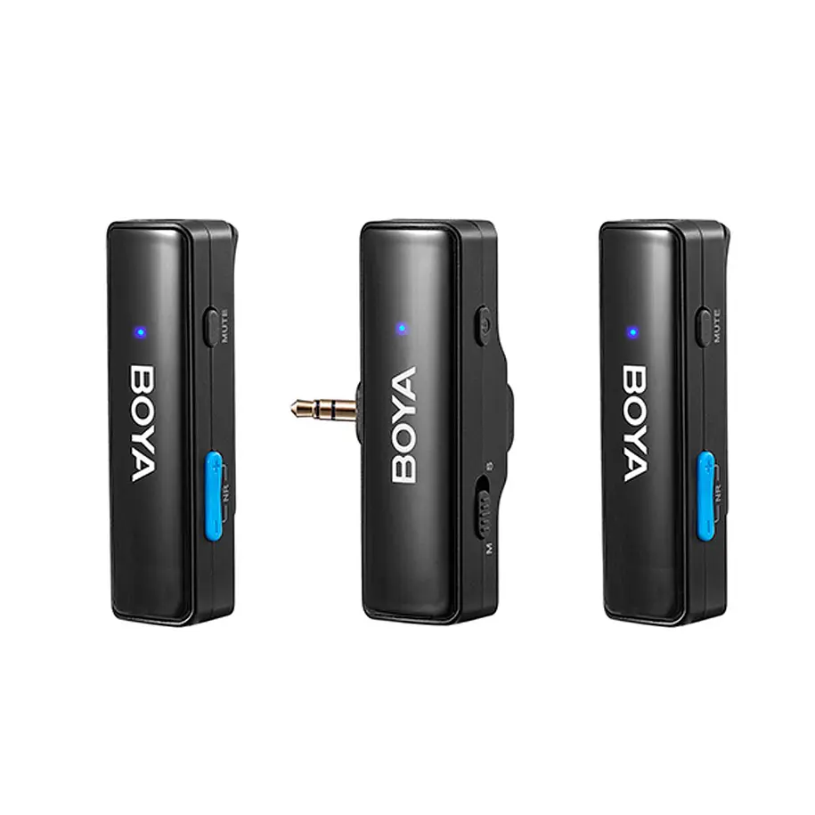 BOYA BOYALINK Sistema de micrófono inalámbrico doble con diseño todo-en-uno 19
