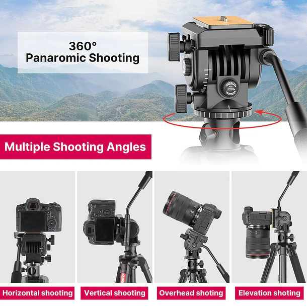Ulanzi U-Select VT-02 Trípode Para Fotografía y Video 90 Grados 7