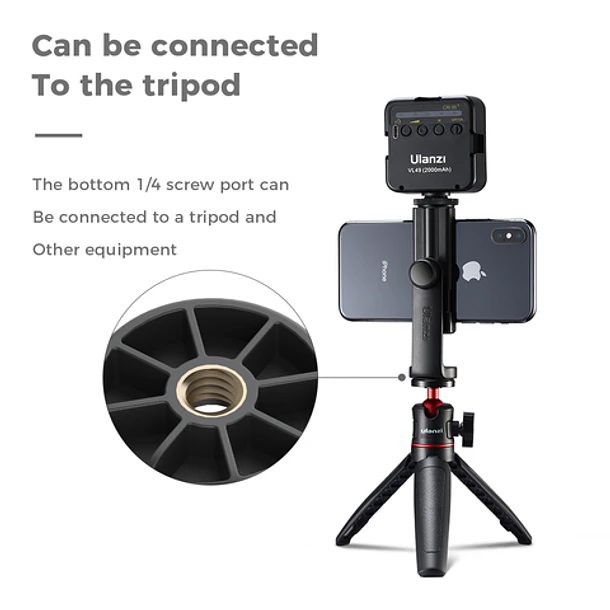 Ulanzi St-17 Soporte Para Teléfono y Accesorios en Trípode 5