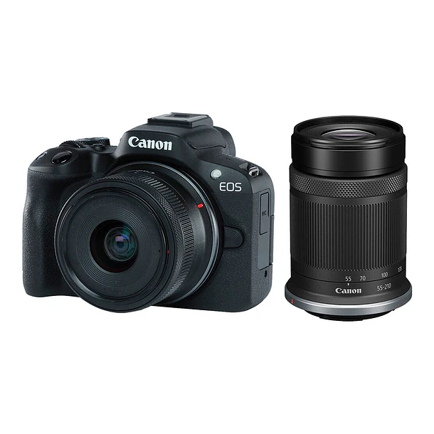Canon EOS R50 RF-S 18-45mm f/4.5-6.3 IS STM + RF-S 55-210mm f/5-7.1 IS STM 1