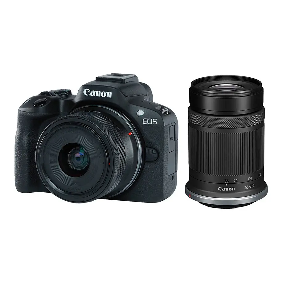 Canon EOS R50 RF-S 18-45mm f/4.5-6.3 IS STM + RF-S 55-210mm f/5-7.1 IS STM 1