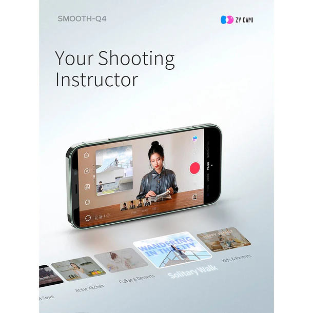 Zhiyun Smooth Q4 Smartphone Gimbal Estabilizador 12