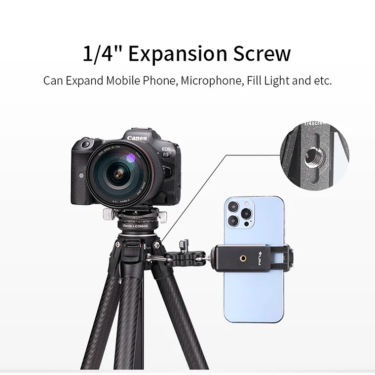 Ulanzi & Coman Zero Y Trípode de Fibra de Carbono Todo Terreno 19