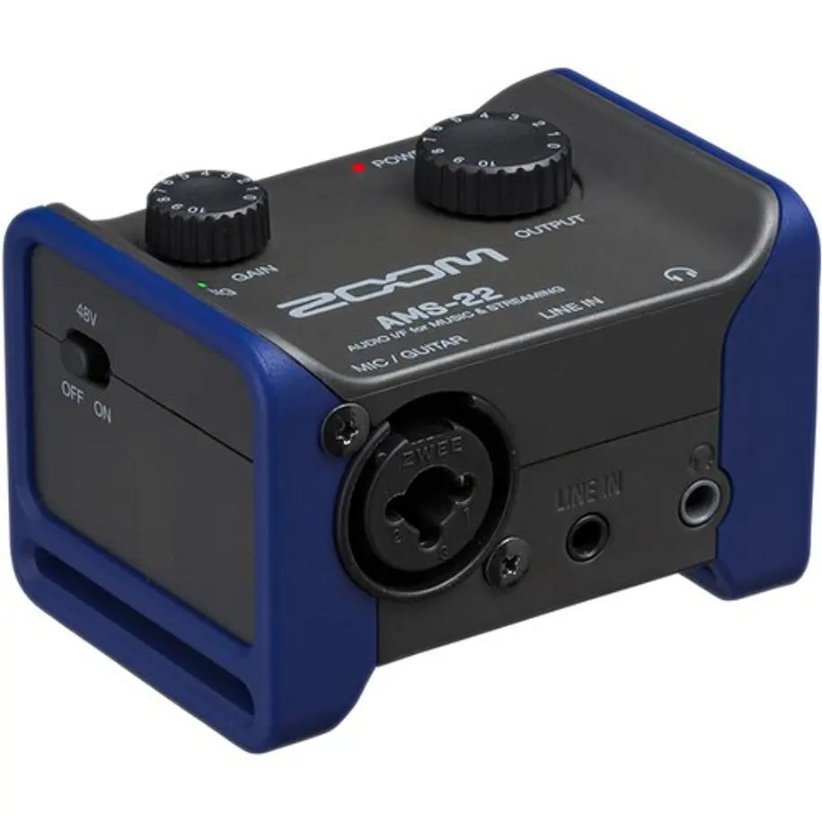 Zoom AMS-22 2x2 Interfaz de Audio Para Teléfonos, Tablets o Computador 1