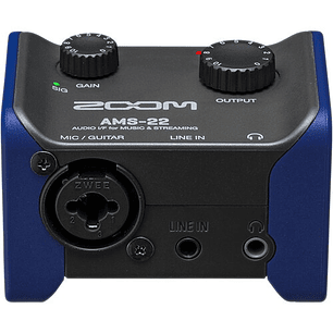 Zoom AMS-22 2x2 Interfaz de Audio Para Teléfonos, Tablets o Computador