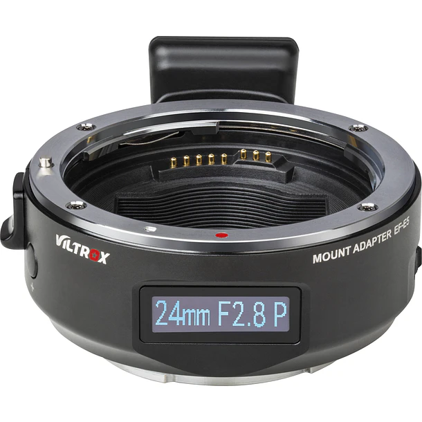 Viltrox Mark V EF-E5 Adaptador Lentes Canon EF a Cuerpos Sony E, Con Pantalla OLED 1