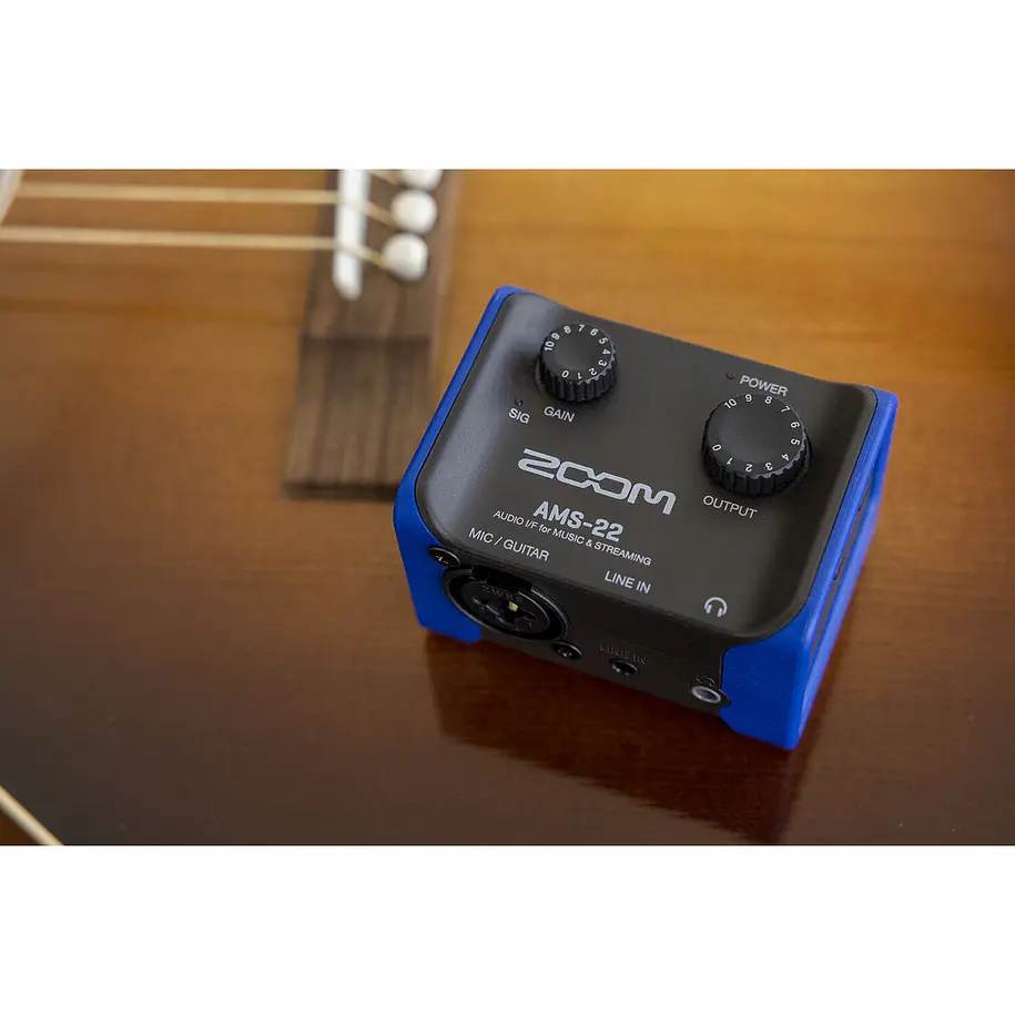 Zoom AMS-22 2x2 Interfaz de Audio Para Teléfonos, Tablets o Computador 5