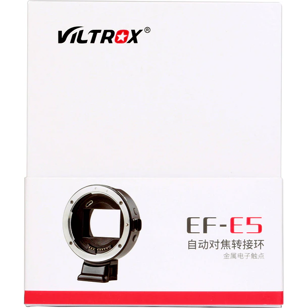 Viltrox Mark V EF-E5 Adaptador Lentes Canon EF a Cuerpos Sony E, Con Pantalla OLED 8