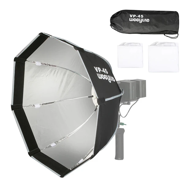 Weeylite VP-45 Caja Luz Octogonal Para Ninja 200 y Ninja 300 3