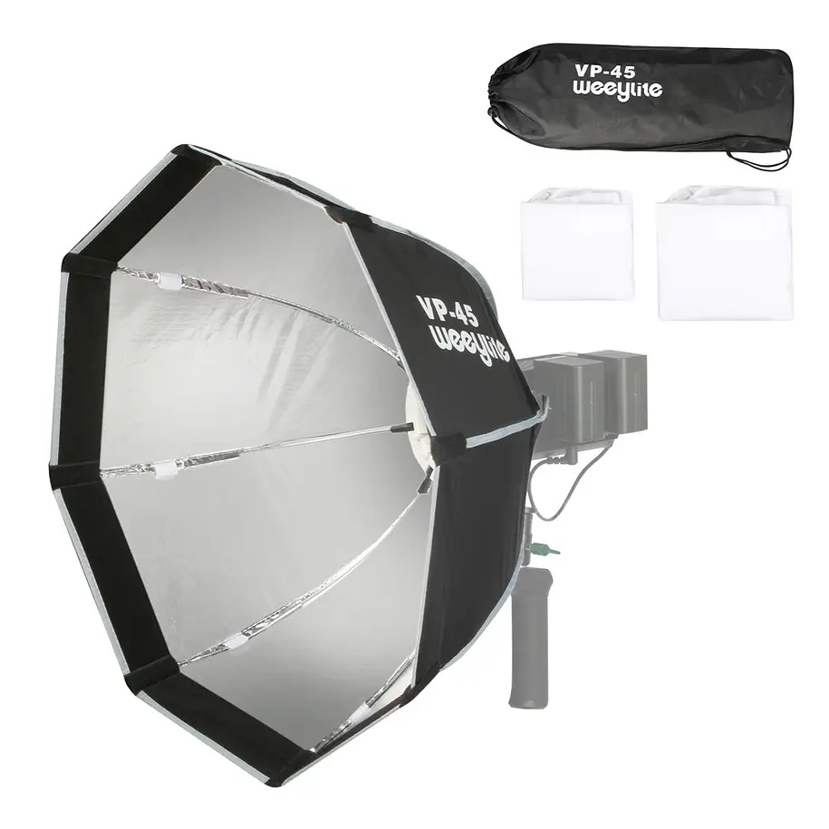 Weeylite VP-45 Caja Luz Octogonal Para Ninja 200 y Ninja 300 3