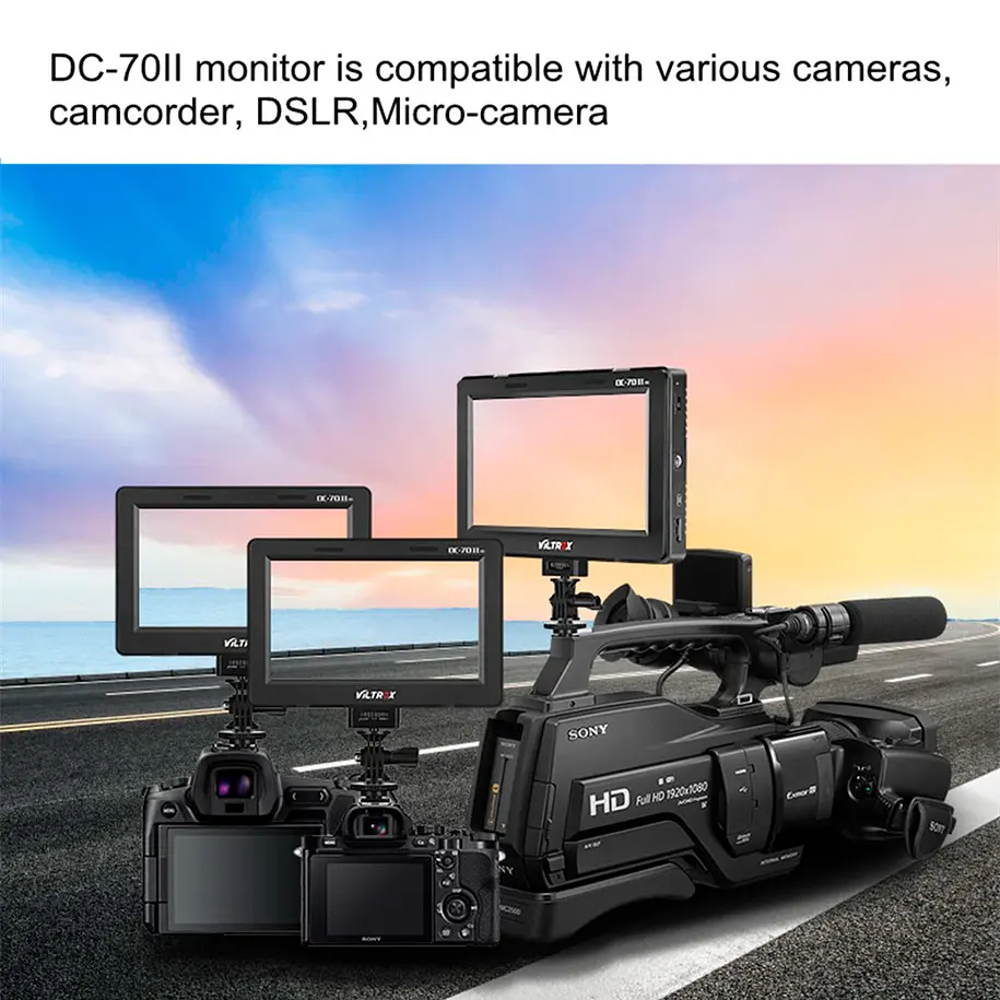Viltrox DC-70 II 4K Monitor Hdmi Para Cámaras 25