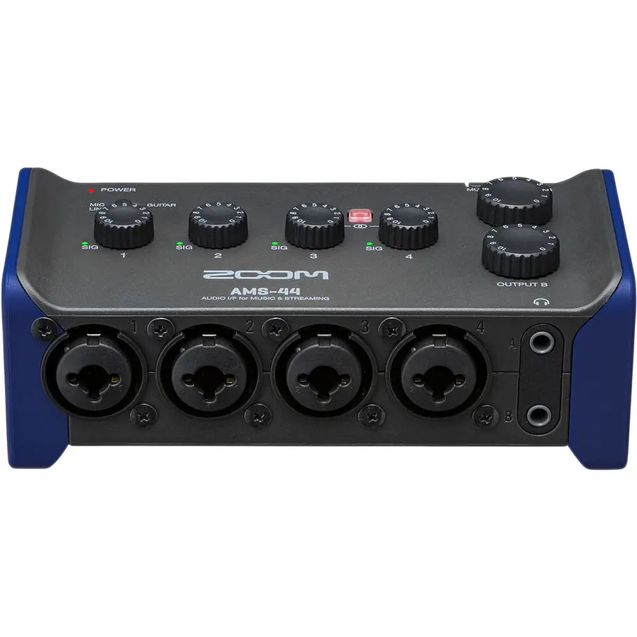 Zoom AMS-44 2x4 USB Interfaz de Audio Para Streaming y Músicos 2