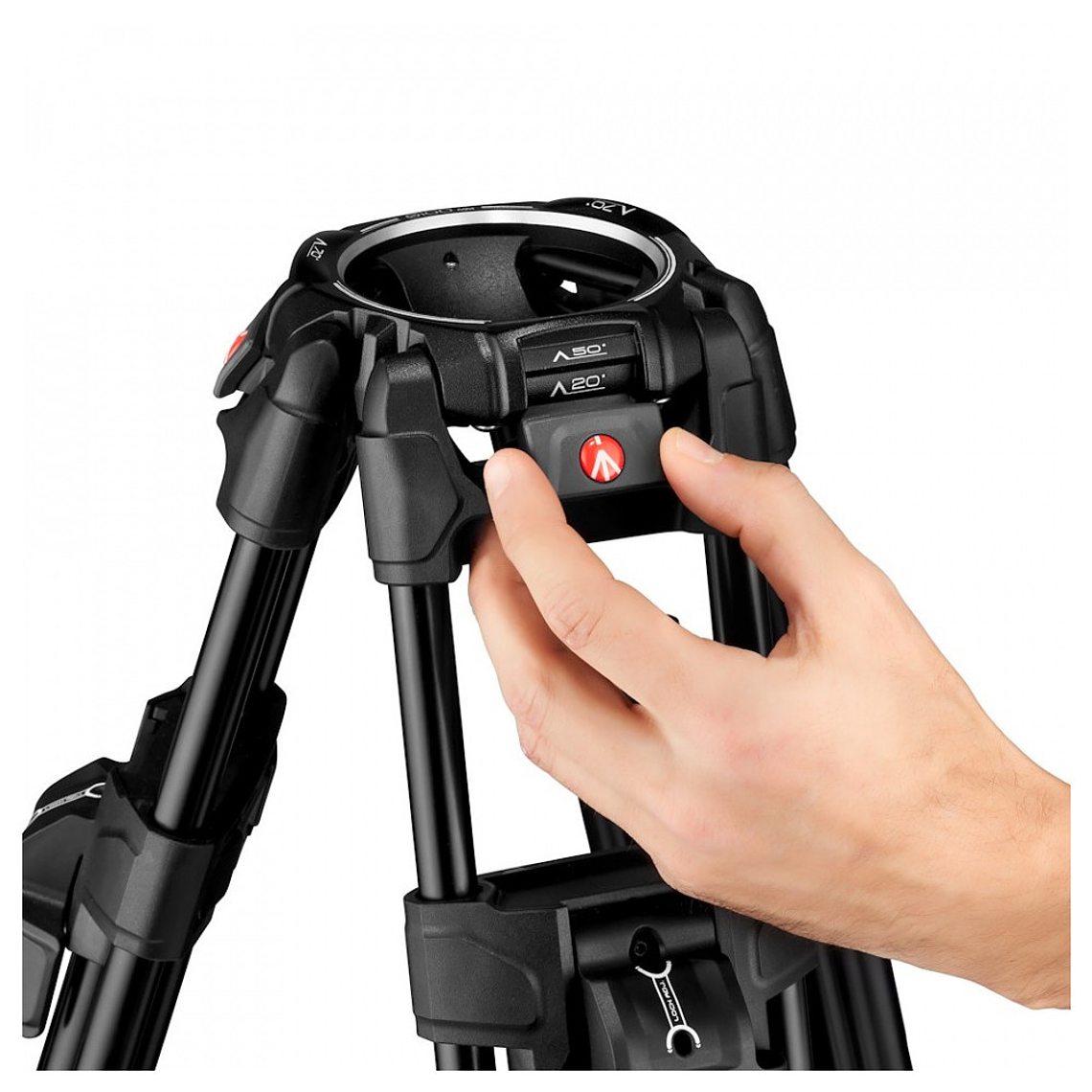 Manfrotto TRIPODE DE PATA DOBLE 645 FTT ALUMINIO MS  75/100mm 2