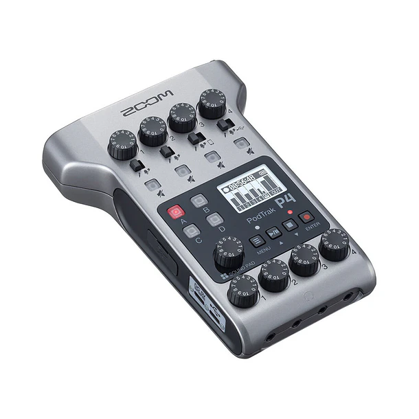 Zoom PodTrak P4 Grabador de podcasts multipista portátil 2