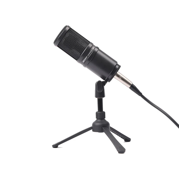 Zoom ZDM-1PMP Pack Podcast Micrófono Profesional Con Audífonos y Trípode 8