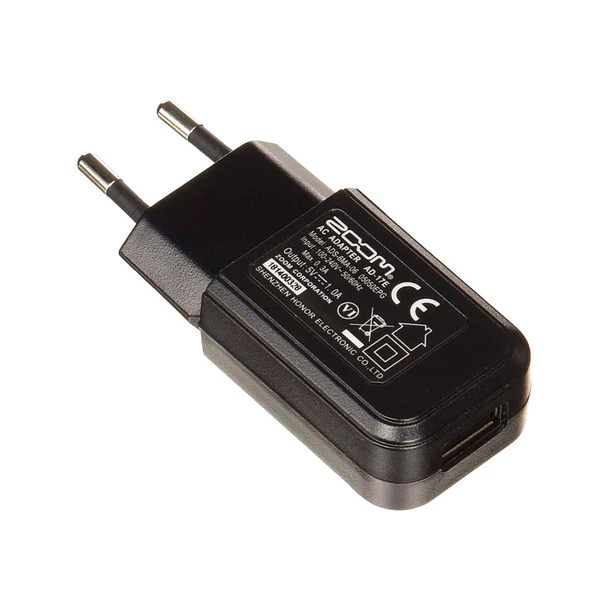 Zoom AD-17E Adaptador de Corriente Para F1, H1n, H2n, H5, H6, H8, R8, Q8, U-22, U-24 y U-44 1