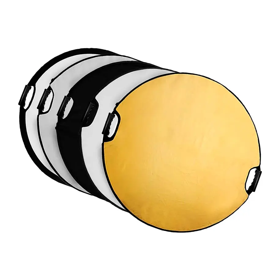 Fancier RE201B Reflector Circular 5 superficies, 110 cms Con Empuñadura 1