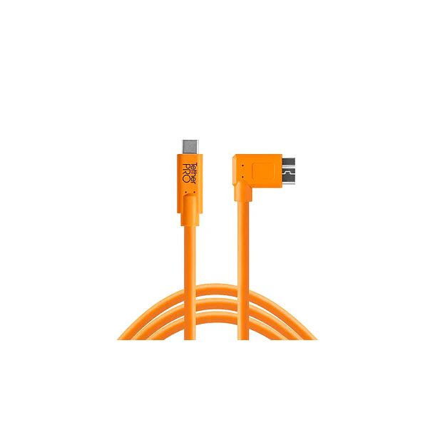 Tether Tools CUC33R15-ORG cable USB-C A USB micro B 4.6mts 1
