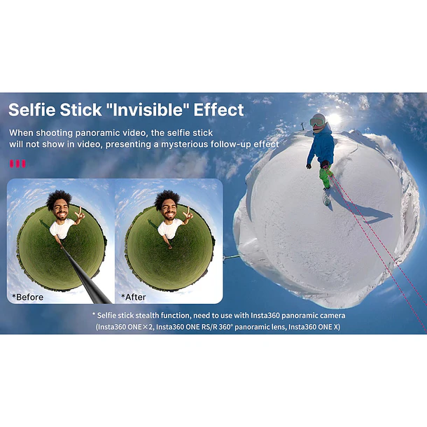 Ulanzi MT-58 Barra Para Flashes, Cámaras 360 o de Acción 120 cms 12