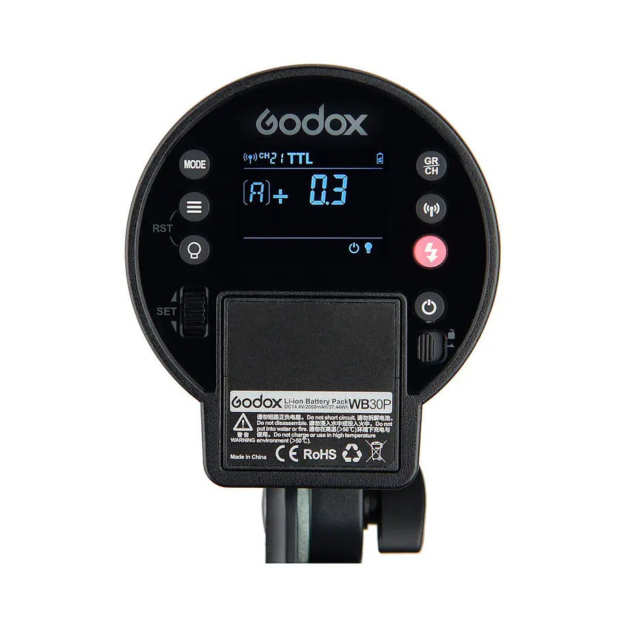 Godox AD300PRO Flash Estudio Compacto Con Batería 10