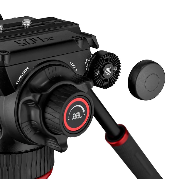 Manfrotto CABEZAL DE VIDEO CON BASE 504X 8