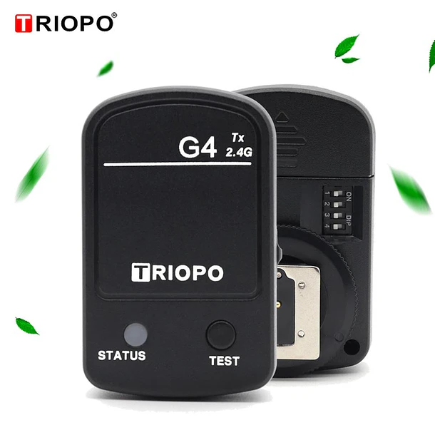 Triopo G4 TX Transmisor de Trigger Compatible con Canon y Nikon 6