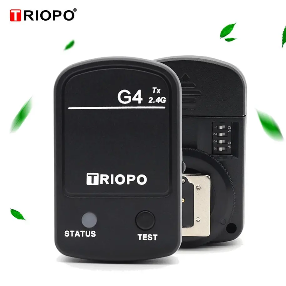 Triopo G4 TX Transmisor de Trigger Compatible con Canon y Nikon 6