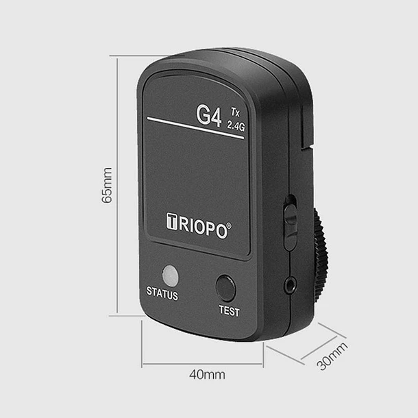 Triopo G4 TX Transmisor de Trigger Compatible con Canon y Nikon 7