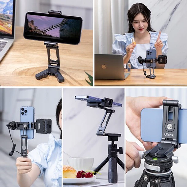 Ulanzi HP004 Crab Tripod Soporte Para Teléfonos en Trípode Multifunción 5