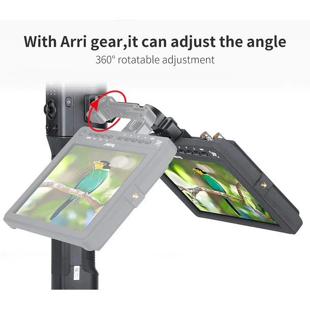 Uurig DH11 Barra de Extensión Para Dji Ronin S Permite Montar Luces, monitores y Micrófonos 3