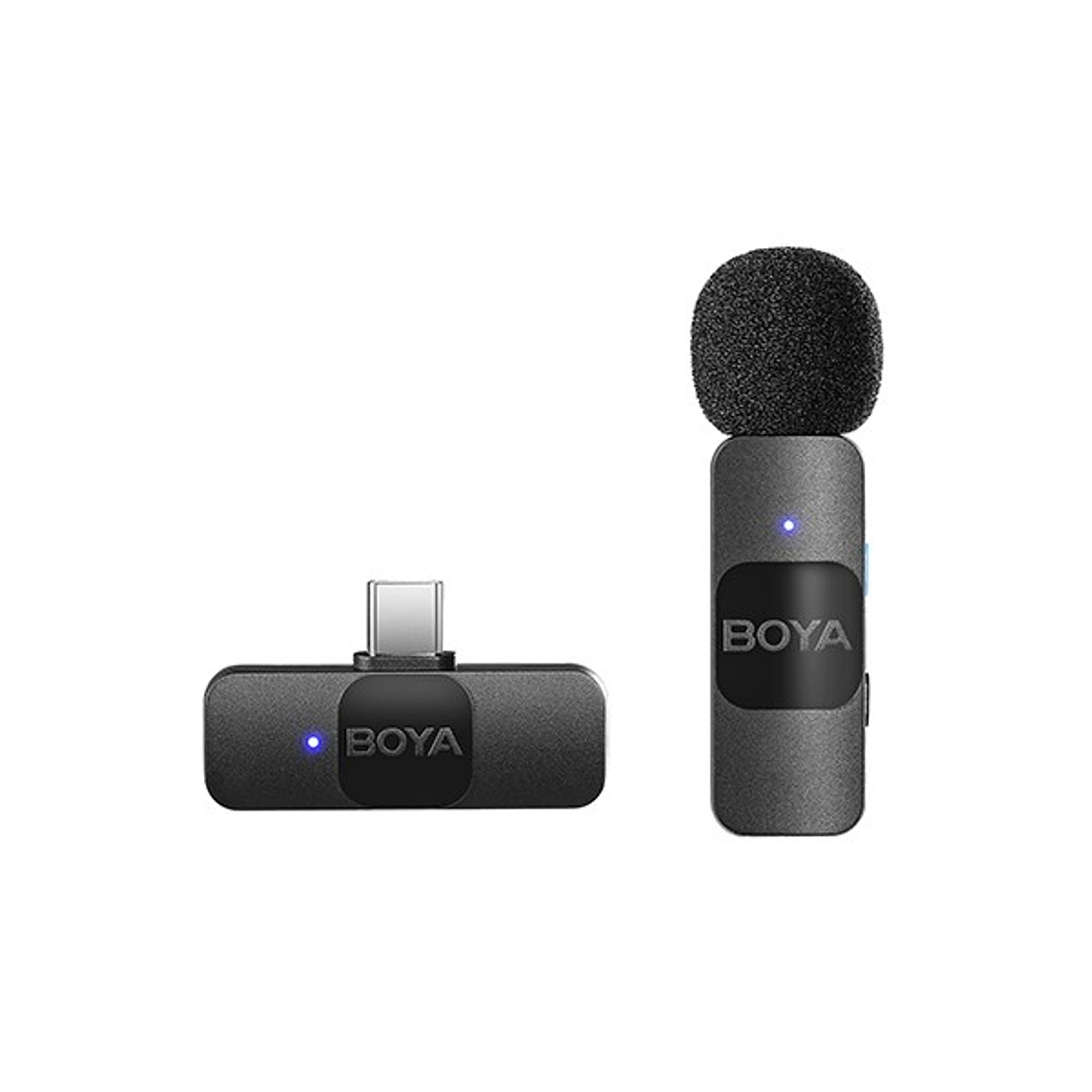 Boya BY-V10 Micrófono Inalámbrico Ultra Compacto y Portable 2.4GHz Conector USB-C 1
