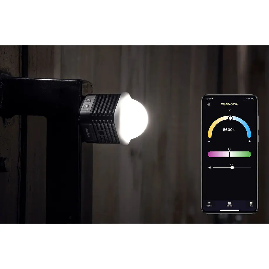 Godox WL4B Mini Led a Prueba de Agua 11