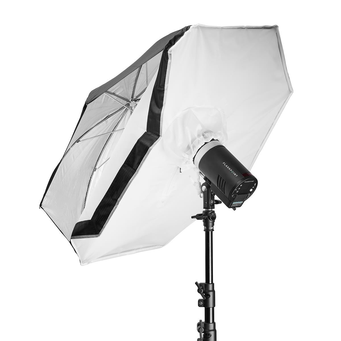 Godox UBL-085S Paraguas Plateado Con Difusor Super Compacto Para Ad300pro u Otros Equipos 1