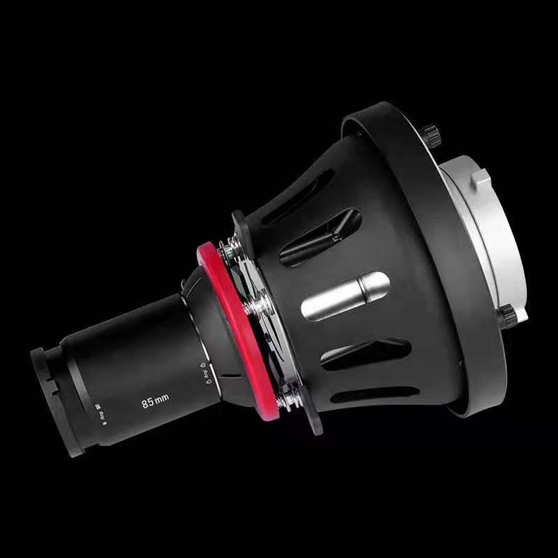 NiceFoto SN-29 PRO Snoot Óptico Montura Bowens Compatible Lentes Canon 5