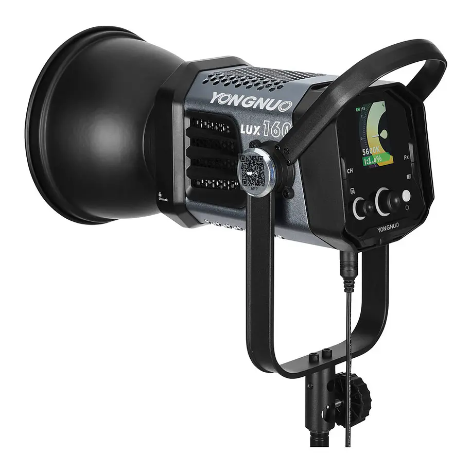Yongnuo LUX160 5600K Cañón Led Para Foto o Video de Montura Bowens 5