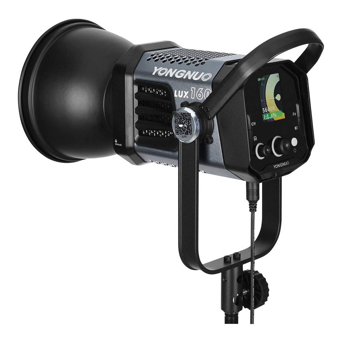 Yongnuo LUX160 5600K Cañón Led Para Foto o Video de Montura Bowens 5