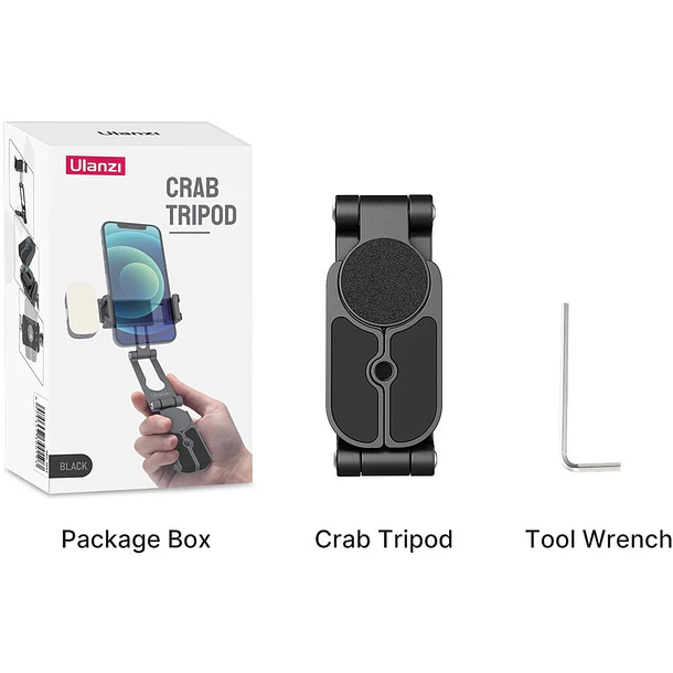 Ulanzi HP004 Crab Tripod Soporte Para Teléfonos en Trípode Multifunción 10