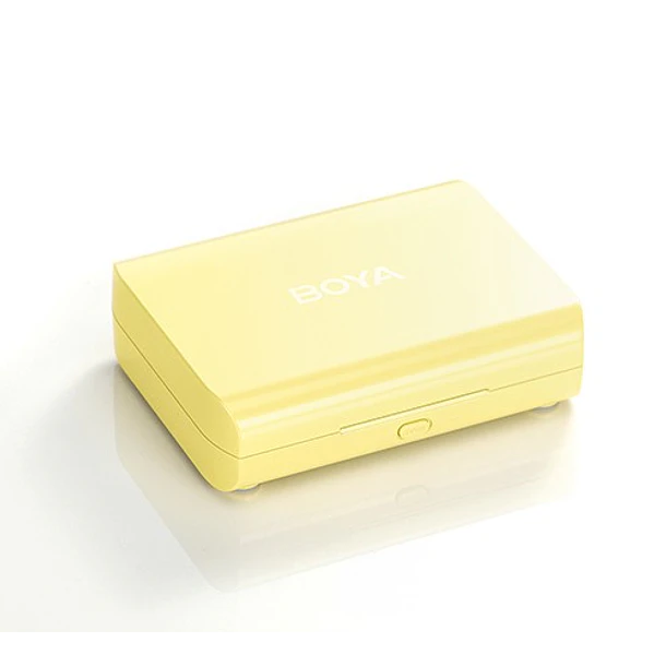 Boya BY-XM6-K2Y Micrófono Inalámbrico Doble  Compacto de 2.4GHz COLOR YELLOW 6