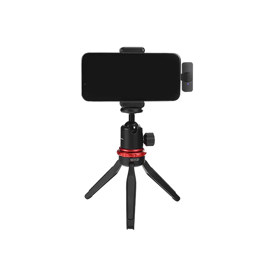 Boya BY-V10 Micrófono Inalámbrico Ultra Compacto y Portable 2.4GHz Conector USB-C 5