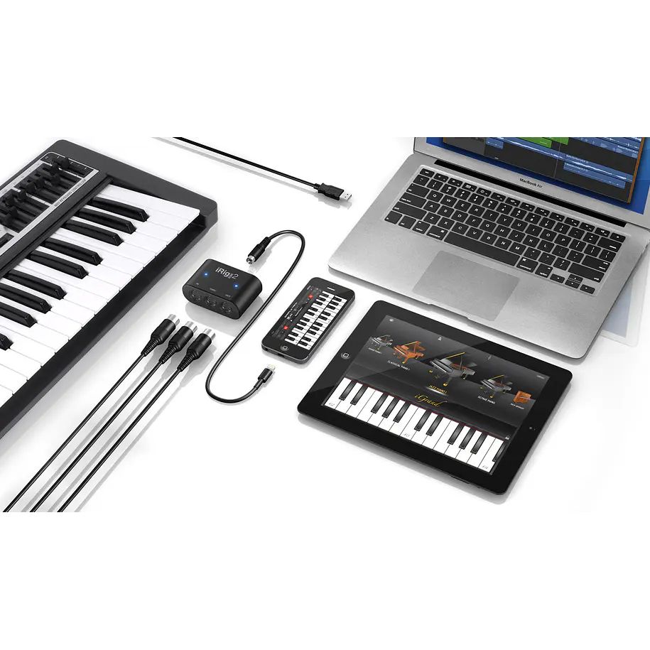 Ik Multimedia iRig MIDI 2 Interfaz Midi Para Iphone y Computadores (mac / pc) 3