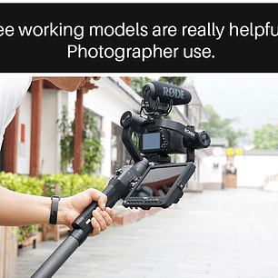 Uurig DH10 Barra Extensora Para Estabilizadores Robotizados