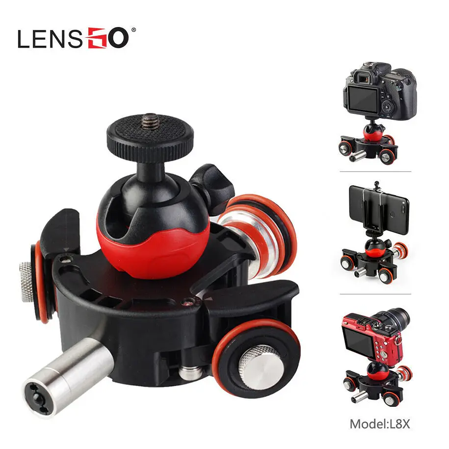 Lensgo L8x Dolly Slider a Control Remoto 3