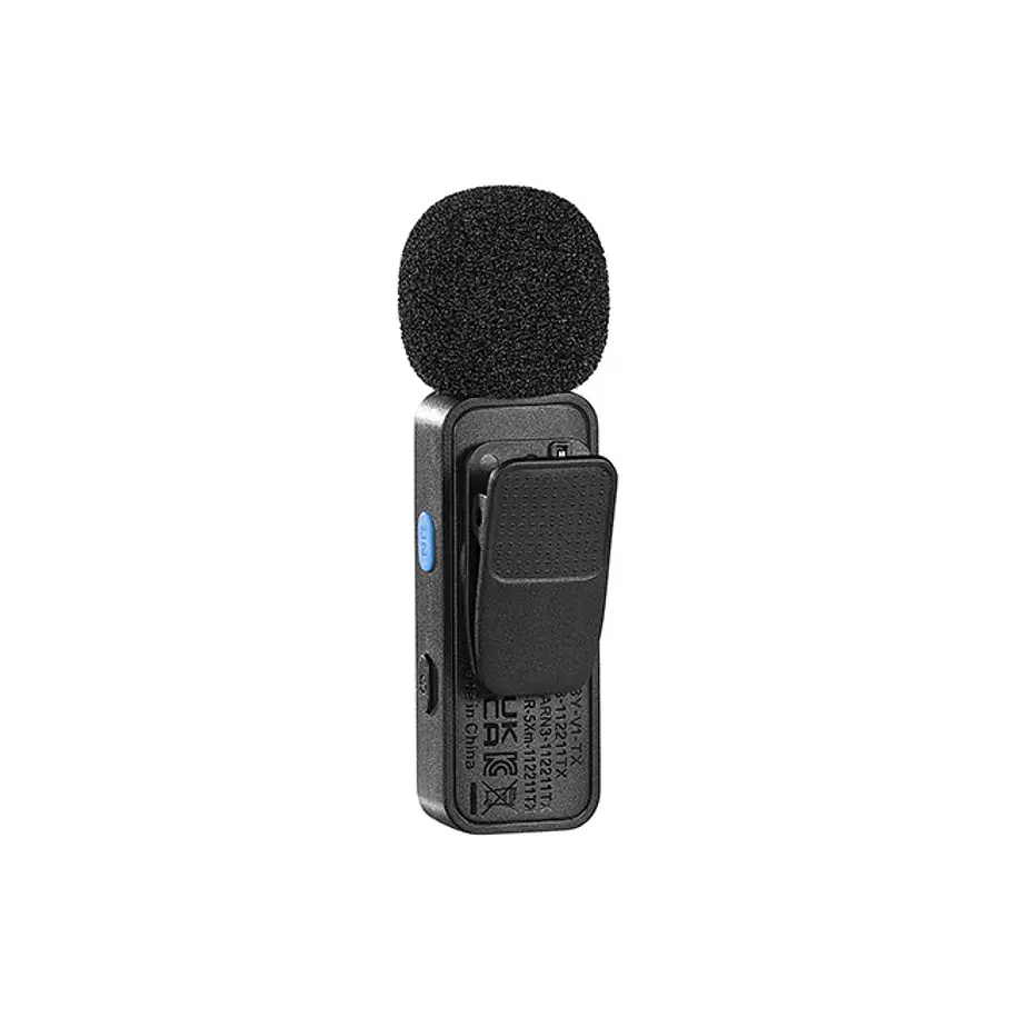Boya BY-V2 Micrófono Inalámbrico Doble Ultra Compacto y Portable 2.4GHz Conector Lightning 3