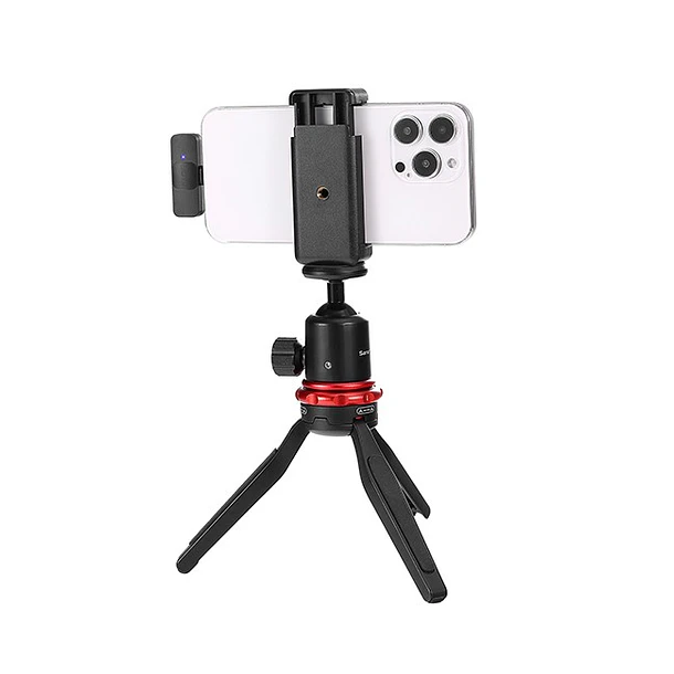 Boya BY-V2 Micrófono Inalámbrico Doble Ultra Compacto y Portable 2.4GHz Conector Lightning 5